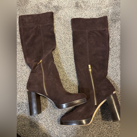 Michael Kors Suade Heeled Boots - Picture 7 of 7